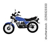motorcycle Icon vector design illustration logo template