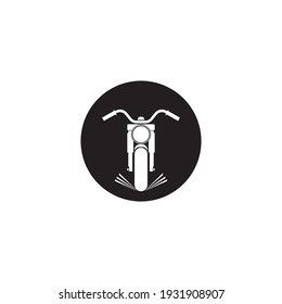 plantilla de logotipo de ilustración de diseño de icono de motocicleta