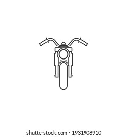 motorcycle Icon vector design illustration logo template