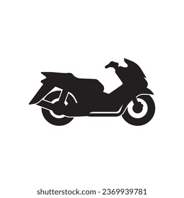 motorcycle Icon vector design illustration logo template