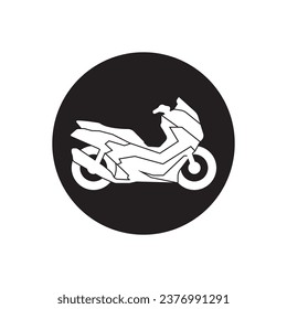 motorcycle Icon vector design illustration logo template