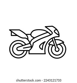 Motorcycle icon vector design template