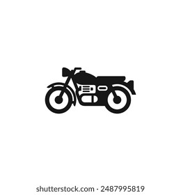 Motorcycle icon vector. EPS 10 editable vector