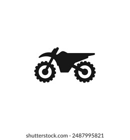 Motorcycle icon vector. EPS 10 editable vector