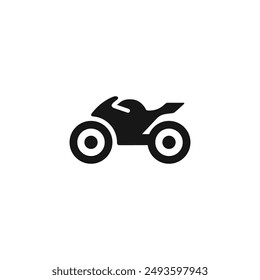 Motorcycle icon vector. EPS 10 editable vector