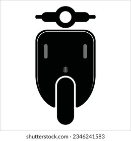 Motorradsymbol, Vektorgrafik-Logo-Design