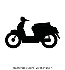 motorcycle icon vector illustation logo design