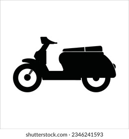 motorcycle icon vector illustation logo design