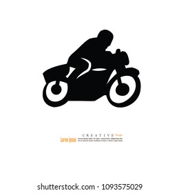 Motorcycle  icon. vector illustration.