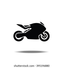 Motorcycle Icon Vector Illustration