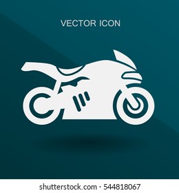 Motorcycle icon vector illustration