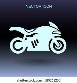 Motorcycle icon vector illustration