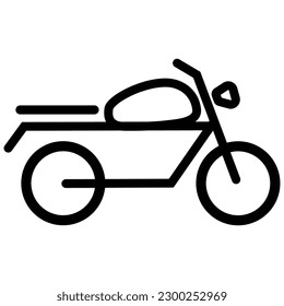 diseño de ilustración vectorial de icono de motocicleta