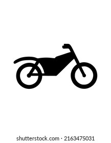 plantilla de logotipo de ilustración de vector de icono de motocicleta