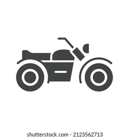 Motorcycle icon vector image. Can also be used for Physical Fitness. Suitable for mobile apps, web apps and print media.