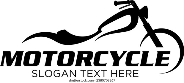 motorcycle idea vector logo design