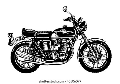 Motorcycle illustration