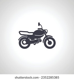 motorcycle isolated icon. motorbike icon