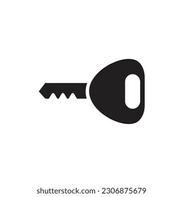 Motorcycle Key Filled Icon Vector Illustrator