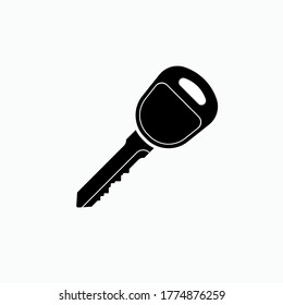 Motorcycle Key Icon. Access Symbol - Vector.