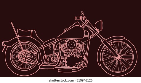 Car Engine Line Drawing Images, Stock Photos & Vectors | Shutterstock
