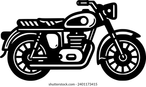 Motorcycle line icon. linear style sign for mobile concept and web sign, symbol, vector, art