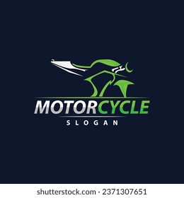 Motorcycle logo design, Bike Vehicle Repair Garage Vector, Symbol Illustration