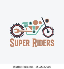 Motorcycle Logo design Typography Motorcycle art 