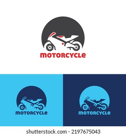 motorcycle logo design vector templet, 