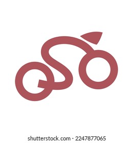 Motorcycle logo icon design illustration