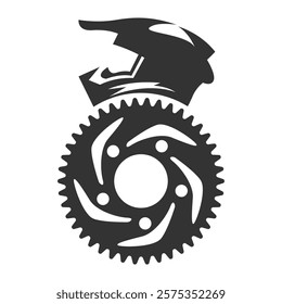 Motorcycle logo icon design illustration