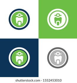 Motorcycle logo icon design, vector scooter bike symbol - Vector