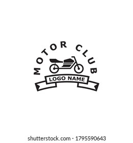 Motorcycle Logo Icon Vector Illustration Design Template