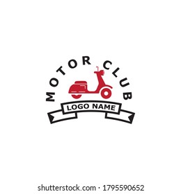 Motorcycle Logo Icon Vector Illustration Design Template