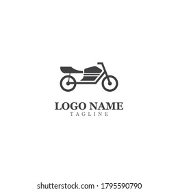 Motorcycle Logo Icon Vector Illustration Design Template