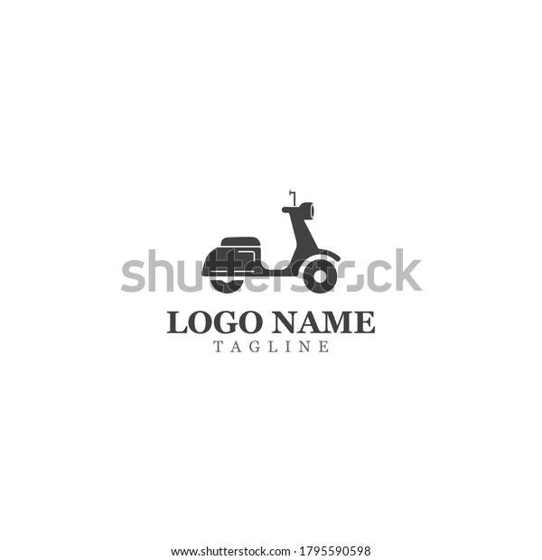 Motorcycle\
Logo Icon Vector Illustration Design\
Template