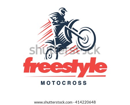 Motorcycle logo illustration, emblem