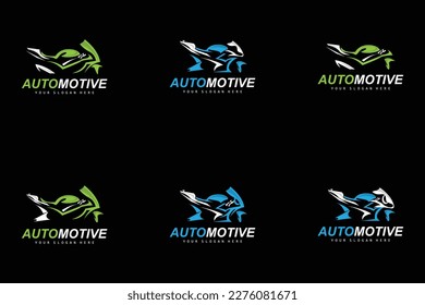 Motorcycle Logo, MotoSport Vehicle Vector, Design For, Automotive, Motorcycle Costume Workshop, Motorcycle Repair, Product Brand, Motogp