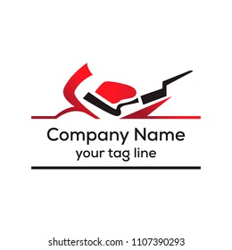 motorcycle logo template vector illustration