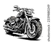 motorcycle logo that embodies power and speed, with a dynamic and eye-catching visual appeal