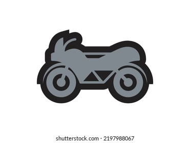 Motorrad-Logo Vectordesign BIKE Motorrad