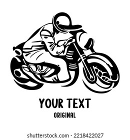Motorcycle logo vector design. Great motorcycle logo. Motorcycle logo.