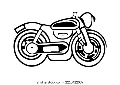 Motorcycle logo vector design. Great motorcycle logo. Motorcycle logo.