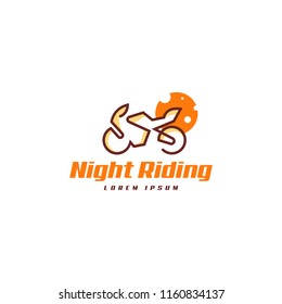 Motorcycle logo vector. Retro motorcycle logo template