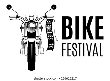 Motorcycle logo with the words Bike Festival