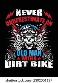 Motorcycle lover tshirt design with vector and grunge