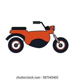 motorcycle or motorbike icon image 