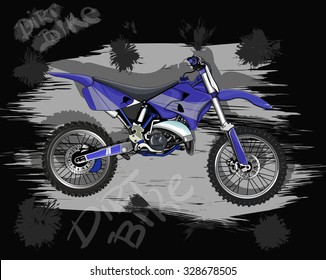 motorcycle for movement on rough terrain, and freestyle motocross