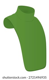 Bufanda protectora del cuello de la motocicleta. Vector