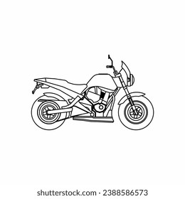 Motorcycle outline, Motorcycle 2 dimension, Bike Vectore, Bike Outline Vector